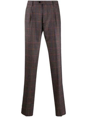 ETRO checked trousers - Brown