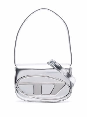 Diesel 1DR metallic shoulder bag - Silver