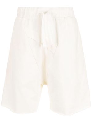 Osklen drawstring-waist cotton Bermuda shorts - White