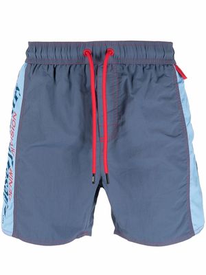 Diesel drawstring swim shorts - Blue