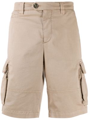 Brunello Cucinelli knee-length cargo shorts - Neutrals