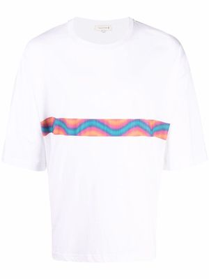 Mackintosh Wave organic-cotton T-shirt - White