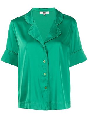 Apparis Reece vegan silk pajama set - Green