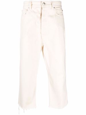 Rick Owens bootcut denim jeans - White