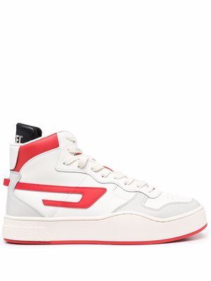Diesel high-top lace-up trainers - White
