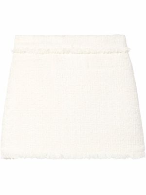 Proenza Schouler White Label tweed knitted mini skirt