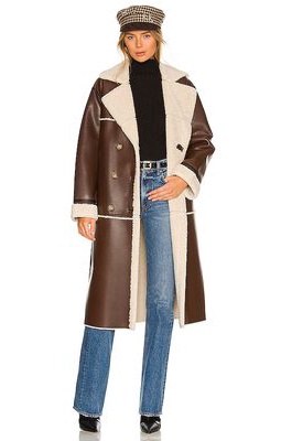 Song of Style Farrah Coat in Chocolate