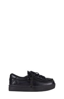 BILLY Footwear Billy Classic Lace Low Top Sneaker in Black To The Floor Leather
