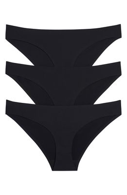 Honeydew Intimates Skinz 3-Pack Hipster Panties in Black/Black/Black