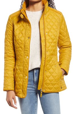Joules Newdale Quilted Jacket in Caramel