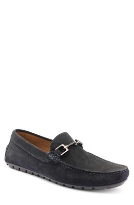Bruno Magli Xander Driving Loafer in Navy Suede