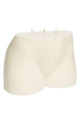 CAIYU CANDLE Le Derriere Candle in White