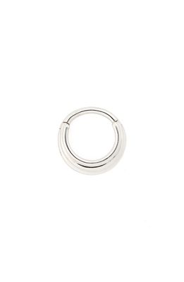 Maria Tash 16-Gauge Hiranya Clicker Ring in White Gold