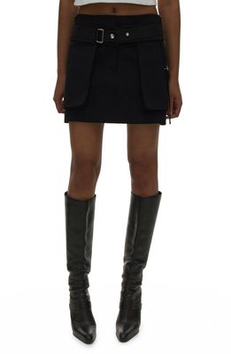Helmut Lang Utility Miniskirt in Black