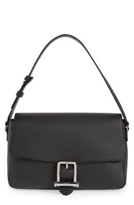BOSS Kristin Leather Shoulder Bag in Black