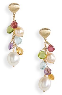 Marco Bicego Paradise Drop Earrings in Yellow Gold