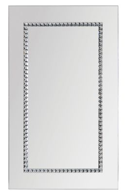 Renwil Embedded Jewels Mirror in Metallic Silver
