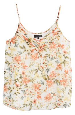 1.STATE Pintuck Print Camisole in White