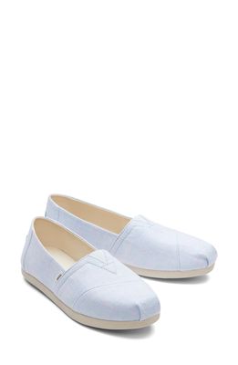 TOMS Alpargata Slip-On in Light/Pastel Blue