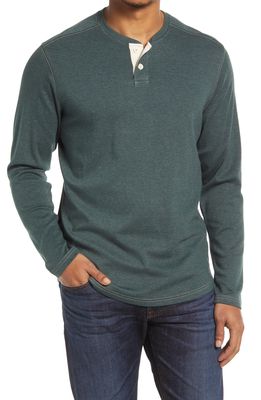 The Normal Brand Men's Puremeso Henley in Green Gables