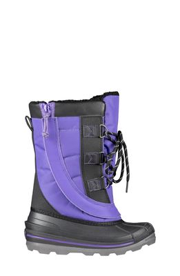 BILLY Footwear Ice Snow Boot in Black/Purple