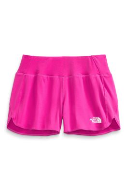 The North Face Kids' Amphibious Knit Shorts in Linaria Pink