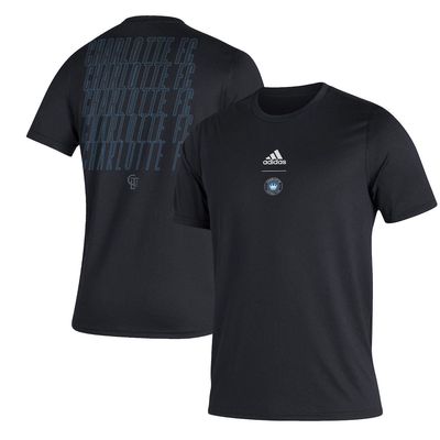 Men's Charlotte FC Black adidas Creator Club T-Shirt