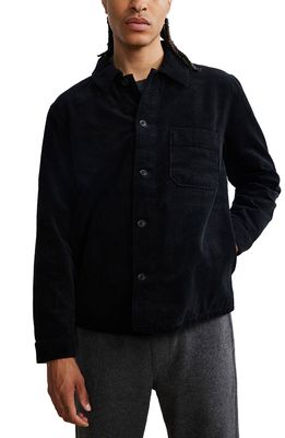 NN07 Jenkin 1226 Stretch Cotton Shirt Jacket in Black