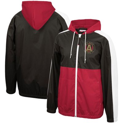 Men's Mitchell & Ness Black Atlanta United FC Gameday Full-Zip Windbreaker Jacket