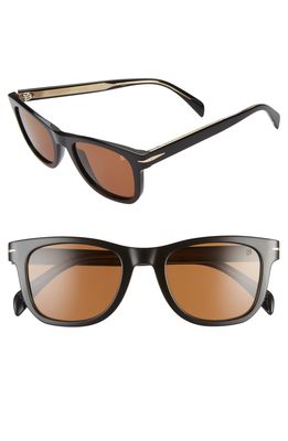 David Beckham Eyewear Eyewear by David Beckham DB1006/S 50mm Sunglasses in Black/Brown