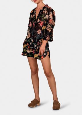 Marie Floral Voile Shirt