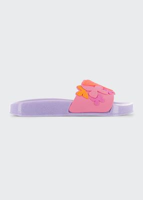 Girl's Butterfly Jelly Pool Slides, Toddler/Kid