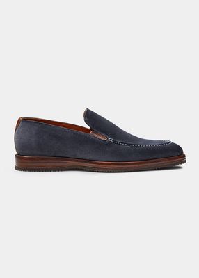 Men's Passeggio Suede & Leather Welt Loafers
