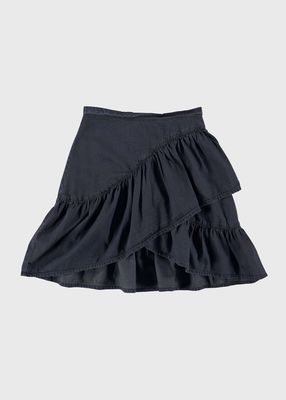 Girl's Breanna Ruffle Tiered Skirt, Size 3-6