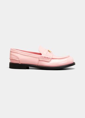 Patent Leather Coin Penny Loafers