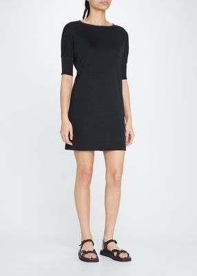 Isabela Short-Sleeve Mini Dress