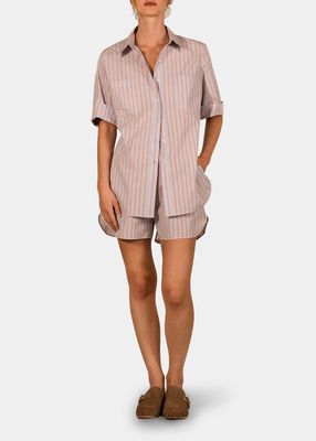 Ruth Stripe Button-Down Shirt