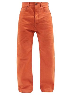 Rick Owens - Geth Straight-leg Jeans - Mens - Orange