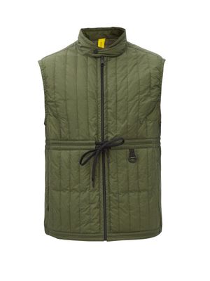 5 Moncler Craig Green - Retz Quilted Down Gilet - Mens - Green