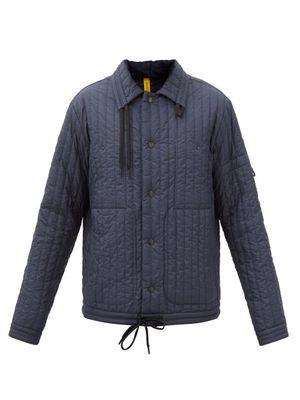 5 Moncler Craig Green - Boulton Logo-patch Quilted Down Jacket - Mens - Navy