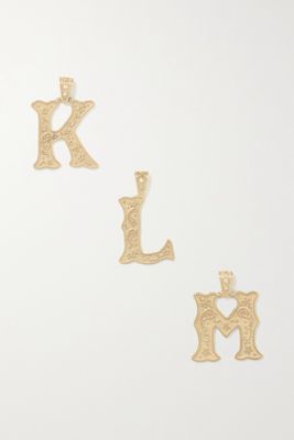 Marlo Laz - 14-karat Gold Diamond Pendant - K