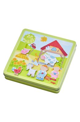 HABA Peter & Pauline's Farm Magnetic Activity Game in Green