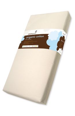 Naturepedic Lightweight Organic Cotton Classic Crib Mattress in White