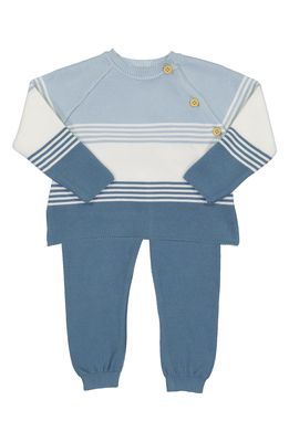 Feltman Brothers Colorblock Sweater & Pants Set in French Blue