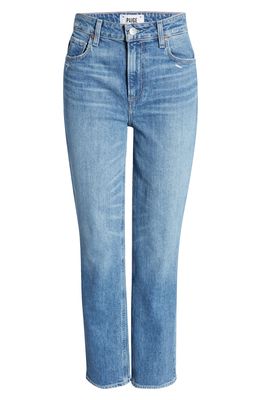 PAIGE Sarah Straight Leg Jeans in Wannabe Distressed