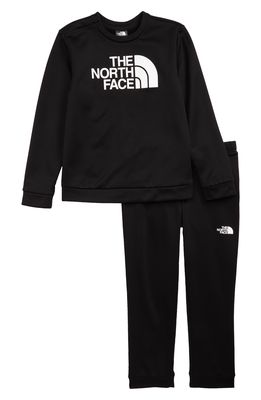 The North Face Kids' Surgent Crewneck Sweatshirt & Sweatpants Set in Tnf Black