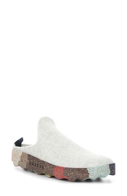 Asportuguesas by Fly London Come Mule in 051 Marble White/Multi
