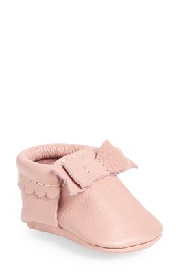 Freshly Picked Classic Bow Moccasin in Blush