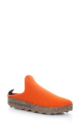 Asportuguesas by Fly London Fly London Come Sneaker Mule in Burnt Orange Tweed/Felt