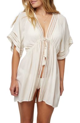 O'Neill Wilder Lace Trim Cover-Up in Vanilla